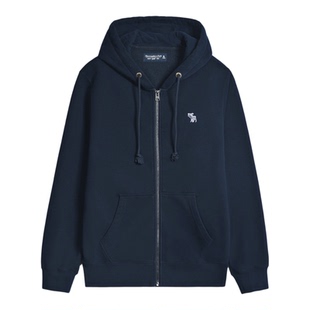 清仓美国AF长袖连帽卫衣男款开衫外套秋冬季加绒加厚青年宽松帽衫