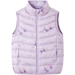 波司登25秋新男女童轻盈保暖羽绒服立领马甲背心内胆