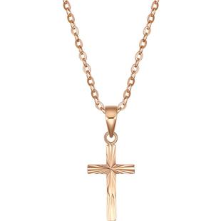 【百亿补贴】TSL谢瑞麟天使守护吊坠十字架挂坠不含项链素金AG686