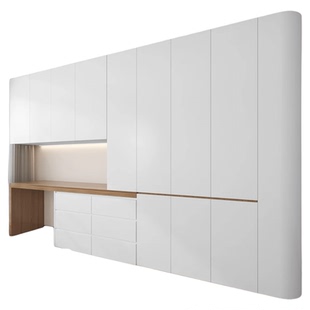 爱格w1000贴纸同色1379护墙板改色贴膜千年舟白柜子木纹肤感衣柜