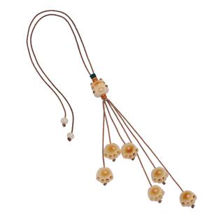 可爱猫爪菩提饰品装饰汽车挂件吊饰车载后视镜内饰挂饰女生礼物