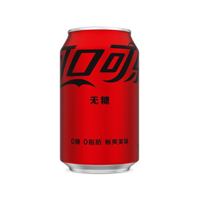 可口可乐零度无糖330ml*24罐装原味碳酸饮料汽水易拉罐听装畅饮