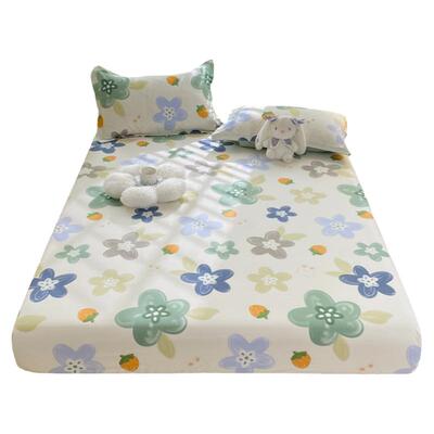 床笠纯棉单件全棉床罩防滑床单