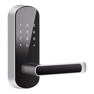 爆款新款断桥铝指纹APP锁 密码涂鸦锁玻璃门推拉门平移门庭院门户