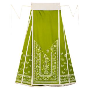 画兰春赋丨一城风絮丨春秋真丝重工绣花马面裙百搭民国原创款下装