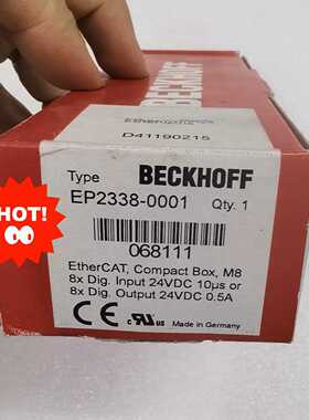 溢价-EP2338-0001 倍福EP2338-0001 BECK