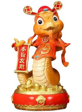 猪八戒黄铜祝福新中式客厅