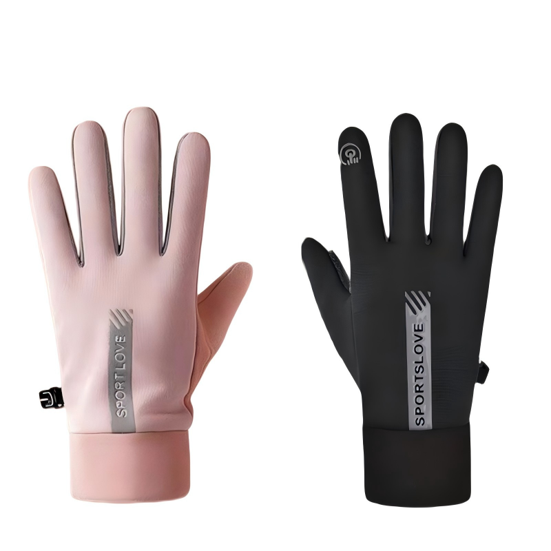 保暖骑行手套男女秋冬加厚绒防风