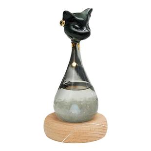 大英博物馆天气预报风暴瓶乔迁新年安德森猫摆件送闺蜜生日礼物