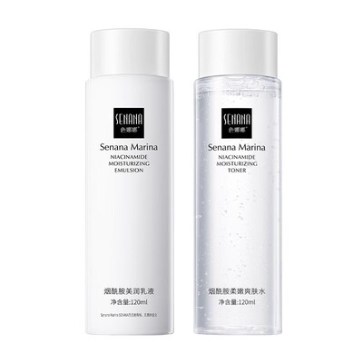 秒水乳两件套烟酰胺显白爽肤水补水平衡保湿不油腻舒缓滋润调理