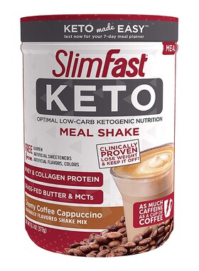 slimfast咖啡替代奶昔粉生酮