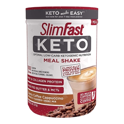 slimfast咖啡替代奶昔粉生酮