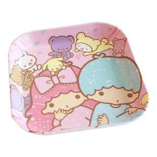 密胺PC狗KT餐具零食盘卡通可爱水果盘美耐皿蛋糕四方骨碟子