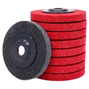 抛光轮尼龙轮纤维轮打磨不锈钢金属表面划痕处理除锈漆拉丝满包邮