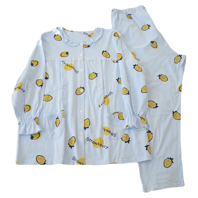 260斤加大码菠萝喂奶服胖mm睡衣