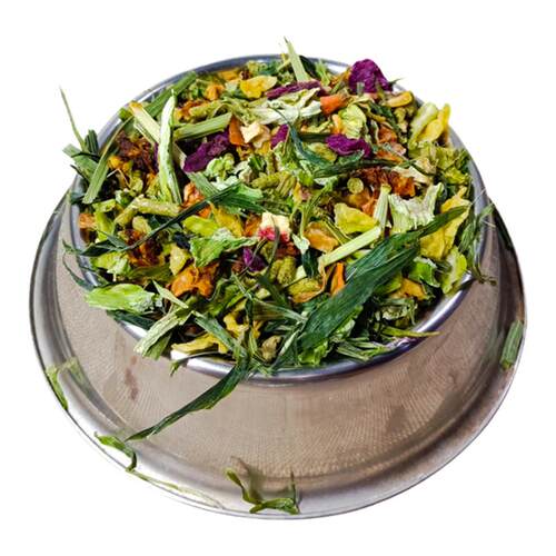 天然综合什锦果蔬菜干龙猫兔子荷兰猪豚鼠磨牙零食花草粮食1000克