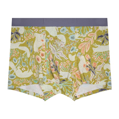 画内男士内裤原创印花莫代尔