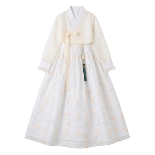 新款韩服女朝鲜民服风延吉传统宫廷超仙绣花蕾丝舞蹈演出写真拍照