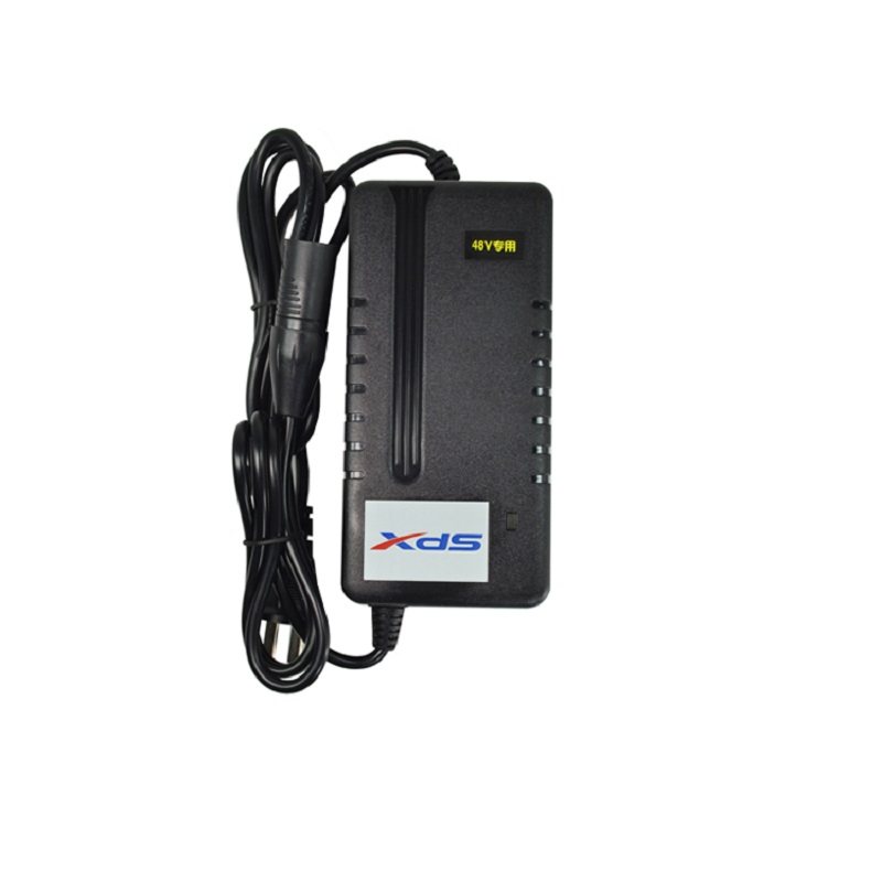 喜德盛XDS原装锂电充电器24V36V48V2A54.6卡农头是视频头原厂专用