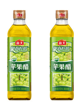 海天苹果醋清爽型浓甜型0脂果汁