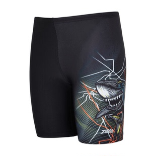 英国zoggs  泳裤儿童男童 防晒速干男孩 专业平角修身裤