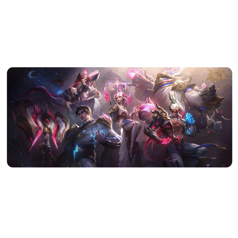 英雄联盟LOL鼠标垫超大加厚办公桌垫电脑键盘垫动漫电竞游戏定制