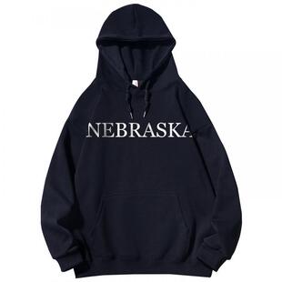 美式复古重磅连帽卫衣男款2026年春季新款宽松慵懒风套头带帽外套