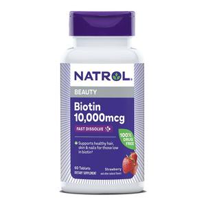 Natrol高含量biotin生物素防脱发维生素b7