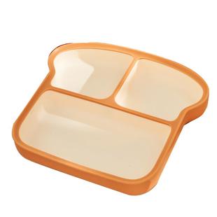 爱咔威IKV宝宝吐司餐盘吸盘分格一体式婴儿学吃饭训练硅胶辅食碗