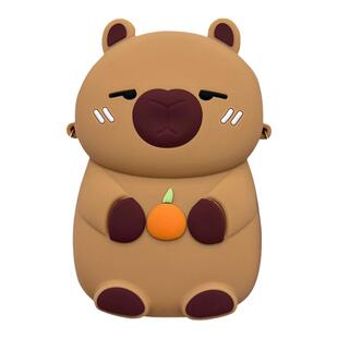 卡皮巴拉包包儿童零钱包可爱男童斜挎包硅胶小包包女卡通水豚单肩