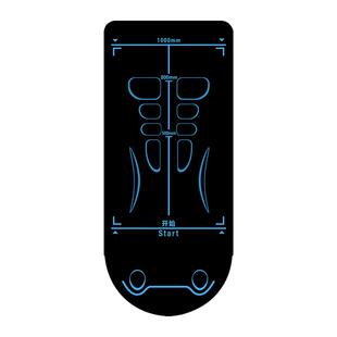 健腹轮专用垫瑜伽垫男士健身2025新款腹肌滚轮体位垫卷腹加厚跪垫