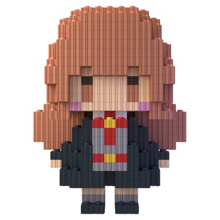 同人二创哈利波特系列积木人高难度拼装小颗粒动漫手办3d模型