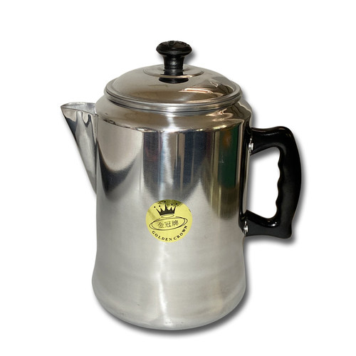 金冠牌港式奶茶壶冲茶壶咖啡壶香港丝袜奶茶拉茶壶铝制 3L
