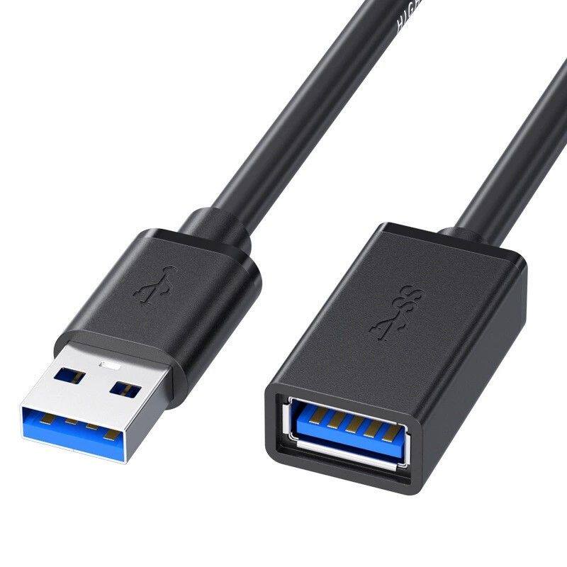 USB3.0高速充电延长数据线公母头加长延长线鼠标笔记本电脑U盘键盘链接线等转接传输接打印机无线手柄硬盘
