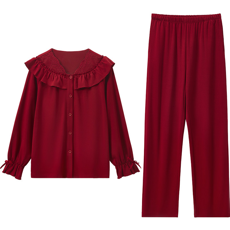 红豆红情侣睡衣新婚本命