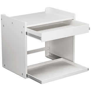 厨房微波炉置物架带抽屉双层台置放烤箱台面电饭煲一体电器收纳架