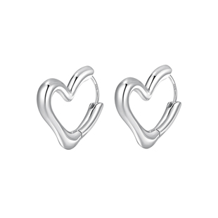 董洁同款Onchic线条爱心耳环女轻奢高级金色耳饰耳圈小众复古耳钉