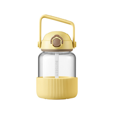 北鼎吸管吨吨杯泡茶玻璃杯高颜值