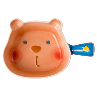 小庄园带手柄碗大号陶瓷烘焙芝士焗饭烤碗高颜值可爱水果盘沙拉碗