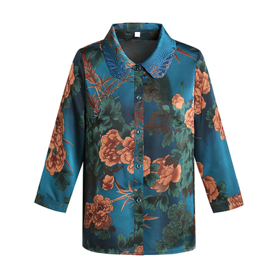 桑蚕丝衬衫厂销亏本三天纽扣优雅