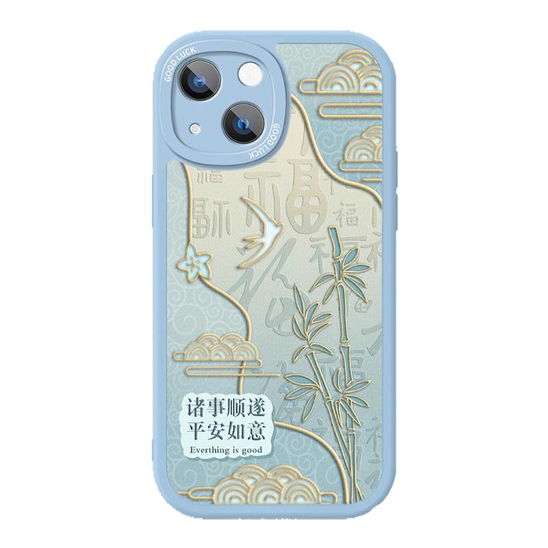 蘋果13手機(jī)殼新款iPhone13Pro硅膠mini小羊皮ProMax軟殼女十三Max保護(hù)套i13中國(guó)風(fēng)ipone帶掛繩Por全包p防摔pm