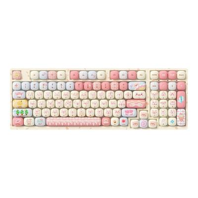 Akko猪猪派对键帽MOG高度热升华PBT小馒头小蘑菇键帽139颗大全套