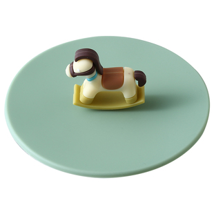 可爱杯子盖通用硅胶杯盖食品级水杯盖硅胶马克杯杯盖子杯子防尘盖