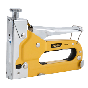 得力钉枪手动打钉神器射钉专用枪码钉枪家用木工气钉马丁枪钉机器