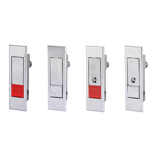 消防箱柜锁通用型MS603配电柜锁AB509电箱锁红色按钮平面锁机柜锁