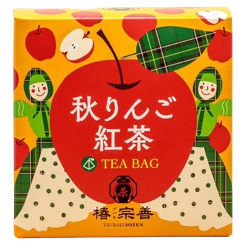 现货限定日本椿宗善秋季苹果红茶包低咖啡因红茶包