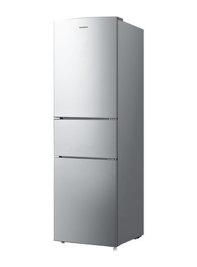 Ronshen/容声215/216L三开门中门软冷冻租房宿舍小型省电家用冰箱