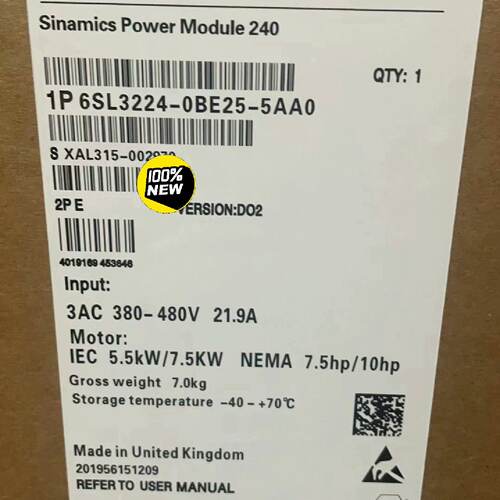 【询价】6SL3224-0BE25-5AA0G120 变频适用
