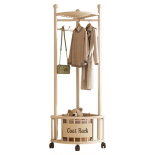 德国转角衣帽架2025新款室内卧室落地挂衣架墙角转角三角衣帽架