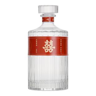 高档玻璃空酒瓶一斤装结婚专用白酒瓶私人定制喜宴满月婚宴500ml
